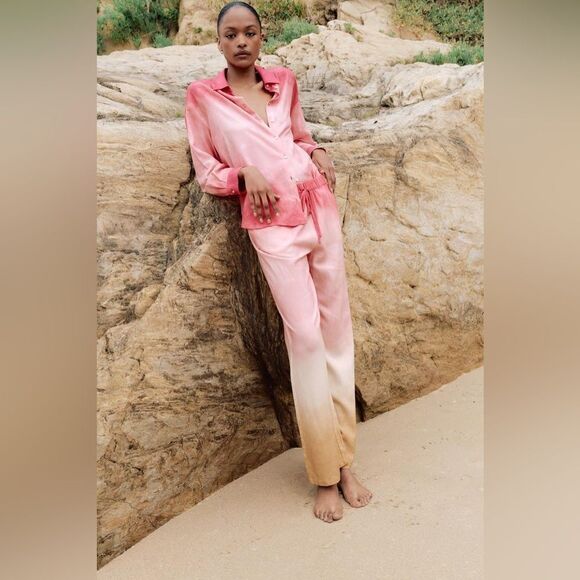 Zara Linen Blend Co-Ord Set New - Picture 3 of 16